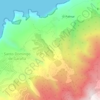 Mappa topografica El Jaral, altitudine, rilievo