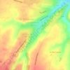 Mappa topografica La Vallée, altitudine, rilievo