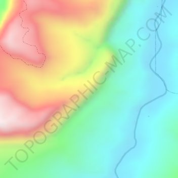 Mappa topografica La Playa, altitudine, rilievo