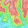 Mappa topografica Neufang, altitudine, rilievo