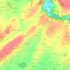 Mappa topografica La Beulinais, altitudine, rilievo