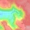 Mappa topografica Le Mont Pinson, altitudine, rilievo