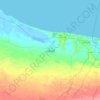 Mappa topografica El-Agelat, altitudine, rilievo