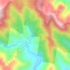 Mappa topografica Upper Bowman, altitudine, rilievo