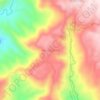 Mappa topografica Mount Carmel, altitudine, rilievo