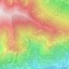 Mappa topografica Ventöu, altitudine, rilievo