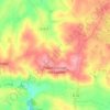 Mappa topografica La Moulinerie, altitudine, rilievo