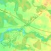 Mappa topografica Bekas, altitudine, rilievo