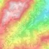Mappa topografica Fontanaccia, altitudine, rilievo