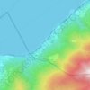 Mappa topografica Caviano, altitudine, rilievo