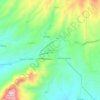 Mappa topografica Cascano, altitudine, rilievo