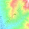 Mappa topografica Santa Rosa, altitudine, rilievo