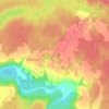 Mappa topografica Мартыново, altitudine, rilievo