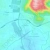 Mappa topografica Bandipalya, altitudine, rilievo