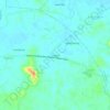 Mappa topografica Cogon, altitudine, rilievo