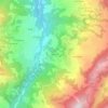 Mappa topografica Savoniero, altitudine, rilievo