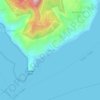 Mappa topografica Mainit, altitudine, rilievo