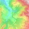 Mappa topografica Roccaprebalza, altitudine, rilievo