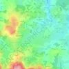Mappa topografica Le Frais, altitudine, rilievo