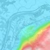 Mappa topografica Sous la Roche, altitudine, rilievo