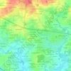 Mappa topografica La Bertinais, altitudine, rilievo