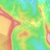 Mappa topografica Población de Arreba, altitudine, rilievo