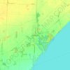 Mappa topografica Wheatley, altitudine, rilievo