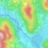 Mappa topografica Purasca Superiore, altitudine, rilievo
