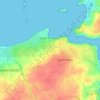 Mappa topografica Guélédigou, altitudine, rilievo
