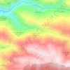 Mappa topografica Contrada Orsara 87050 Marzi (CS), altitudine, rilievo