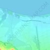 Mappa topografica Souani, altitudine, rilievo