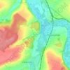 Mappa topografica Le Paraclet, altitudine, rilievo