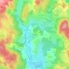 Mappa topografica Le Bouchet, altitudine, rilievo