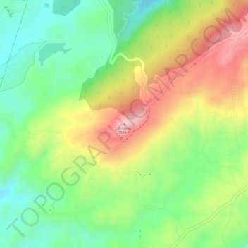 Mappa topografica Shillong, altitudine, rilievo