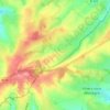Mappa topografica Mousselée, altitudine, rilievo