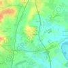 Mappa topografica La Maugetterie, altitudine, rilievo