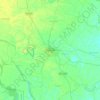 Mappa topografica Bettiah, altitudine, rilievo