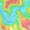 Mappa topografica Montferrand, altitudine, rilievo