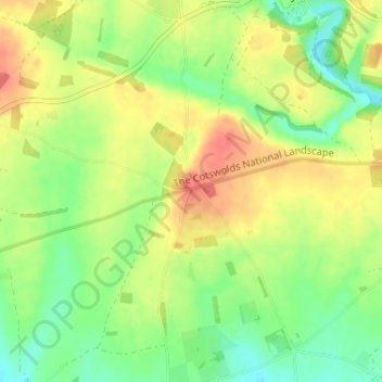 Mappa topografica Ready Token, altitudine, rilievo