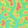 Mappa topografica Nkoabang, altitudine, rilievo
