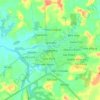 Mappa topografica Capanema, altitudine, rilievo