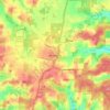 Mappa topografica Manjimup, altitudine, rilievo