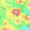 Mappa topografica Covas de Ferro, altitudine, rilievo