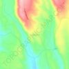 Mappa topografica Gathundia, altitudine, rilievo