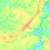 Mappa topografica Santa Elena, altitudine, rilievo