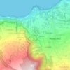 Mappa topografica Tigaiga, altitudine, rilievo