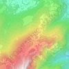 Mappa topografica Norge, altitudine, rilievo