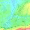 Mappa topografica La Butte, altitudine, rilievo