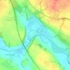 Mappa topografica Dutton Locks, altitudine, rilievo