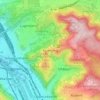 Mappa topografica Rotenberg, altitudine, rilievo